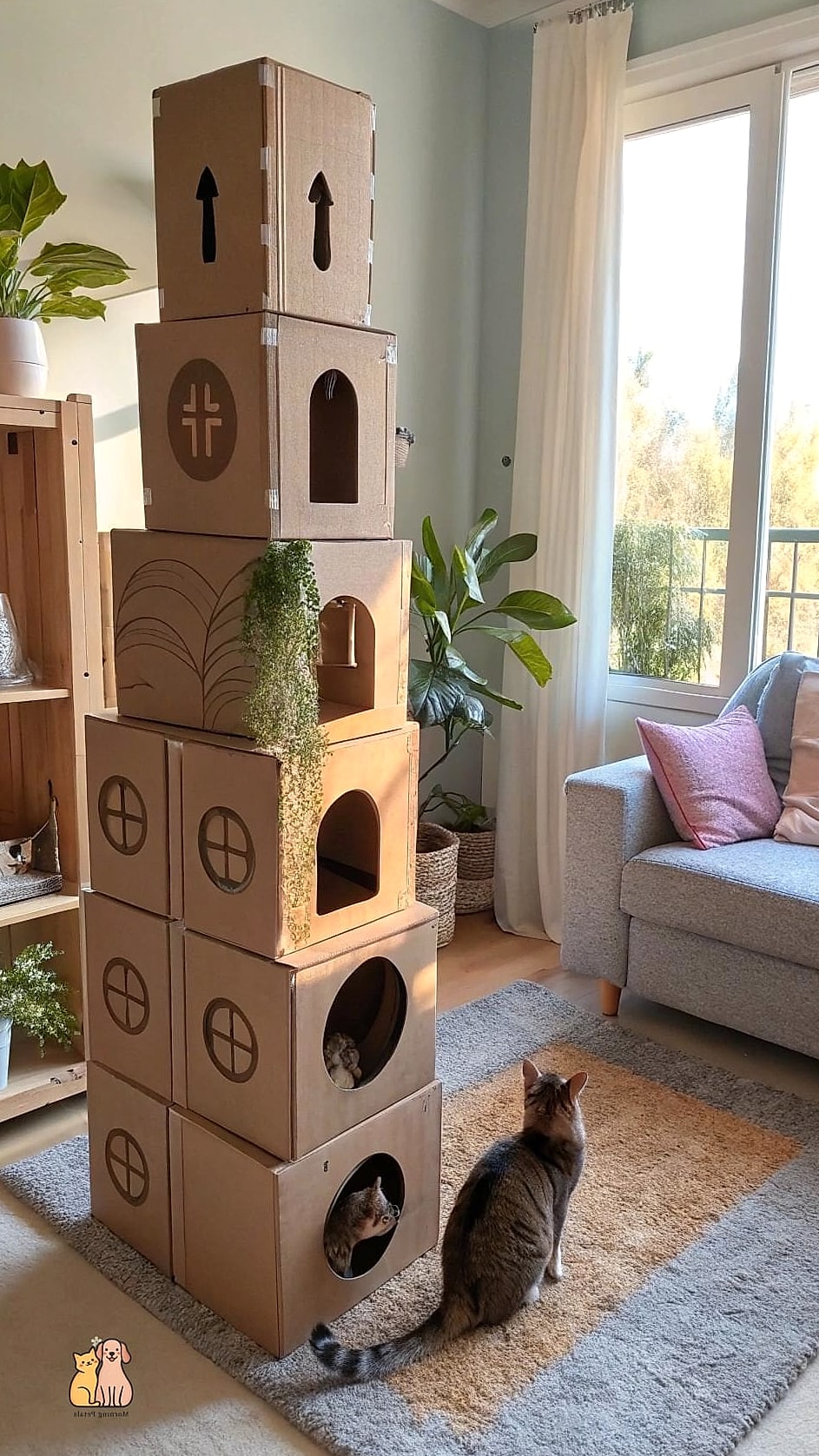 The Fully Custom Cat Playground Tower
