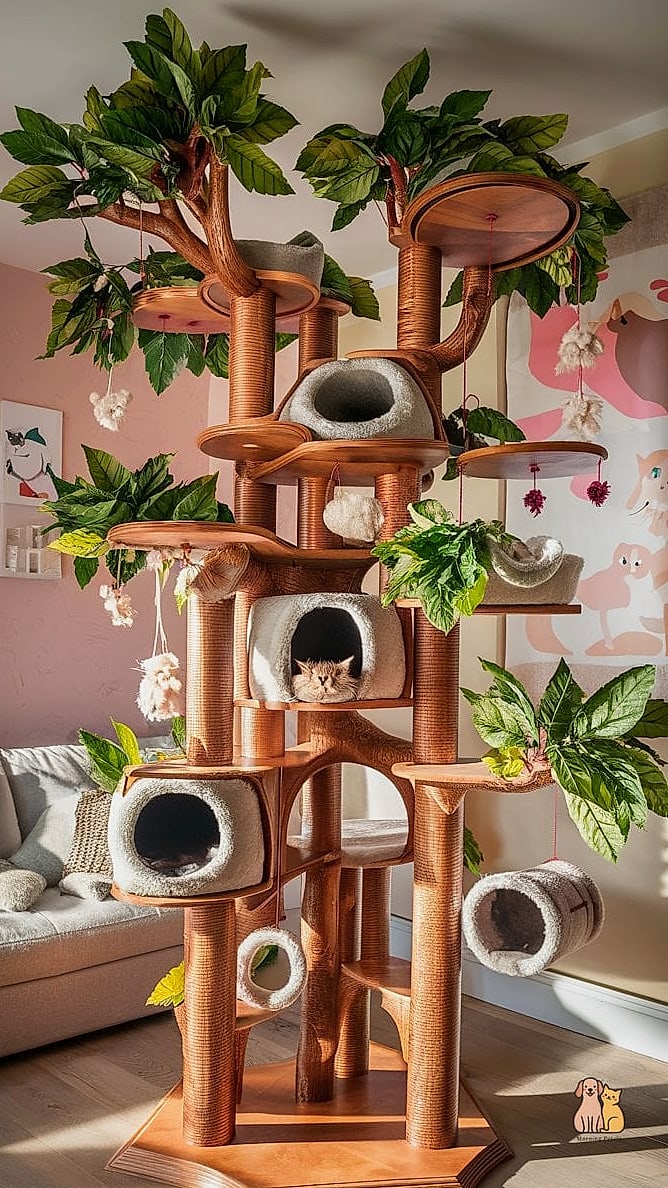 The Fully Customizable DIY Cat Tree Kit