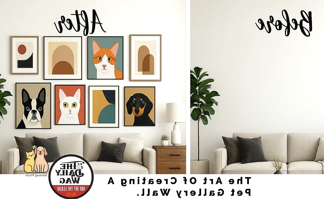 15 Brilliant Dog Wall Ideas Worth Pinning Immediately 4 A Gallery Wall of Pet Portraits