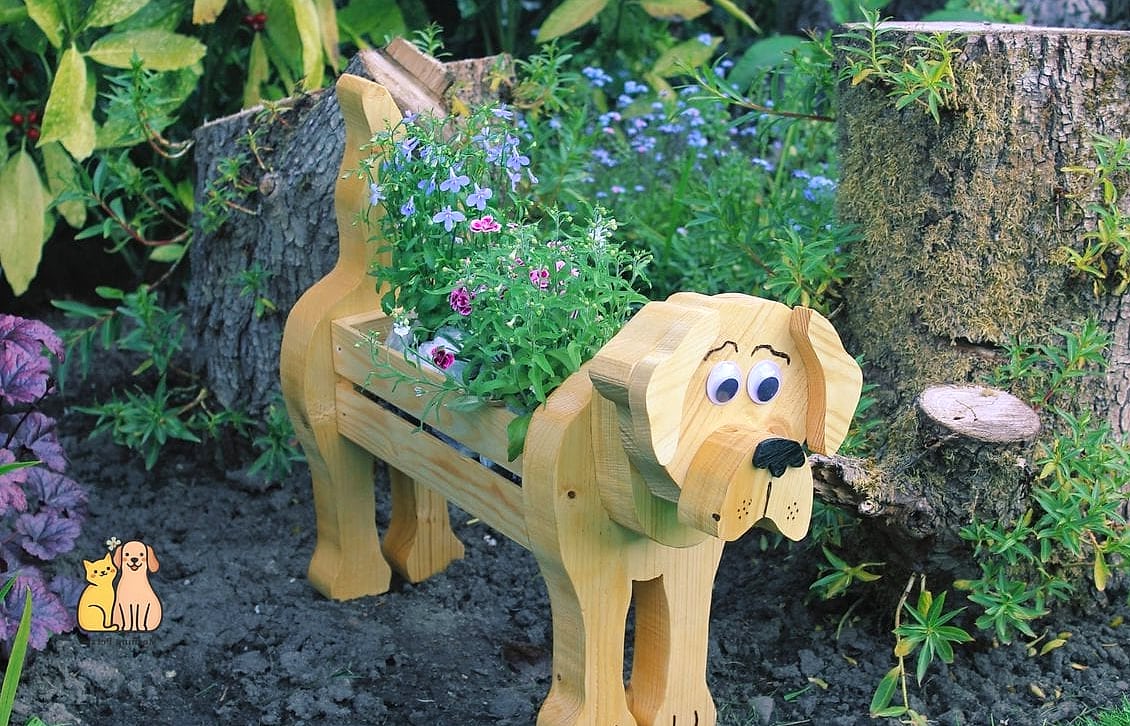 20 Brilliant Homemade Dog Bath Tub on a Budget 9 Garden Planter Dog Bath Tub