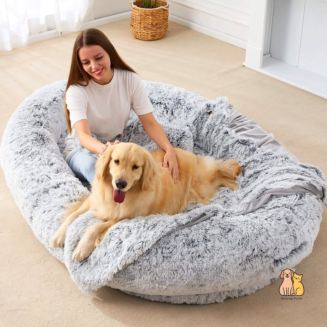 25 Amazing Dog Beds For Humans That Prove Pets Are the Best 17 17. The Giant Bean Bag Dog Bed