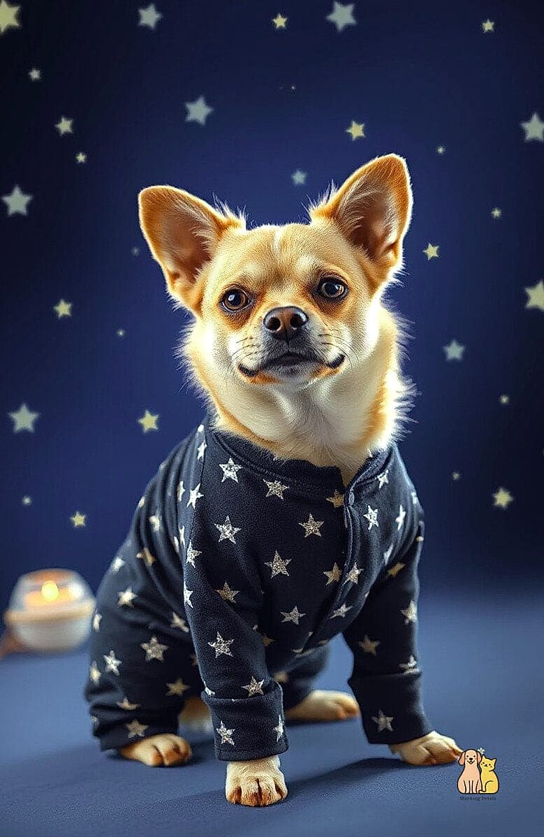18 Adorable Pet Pajamas Guaranteed to Make You Smile 4 Glow-in-the-Dark Star Print Pajamas