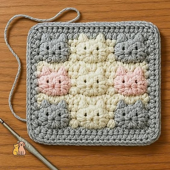 Granny Square Patchwork Nest