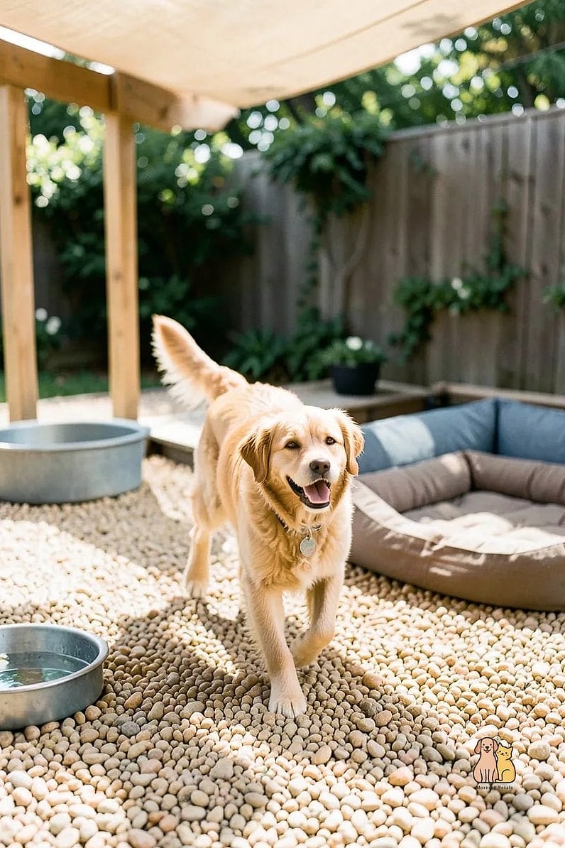 23 Heartwarming Outside Dog Washing Station Guaranteed to Make You Smile 22 The Gravel Bed Drainage Station