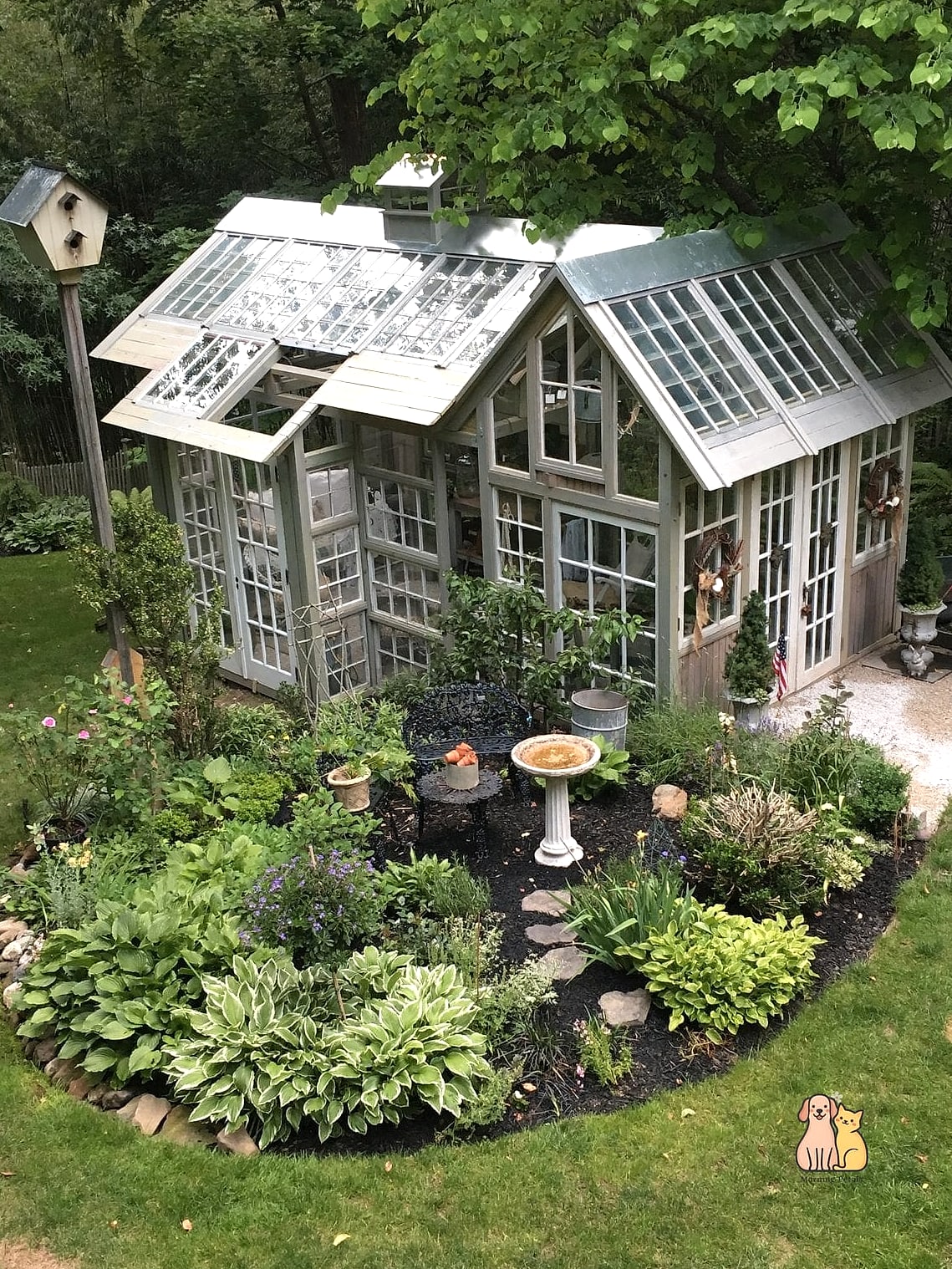 Greenhouse-Style Sunny Cat Shelter