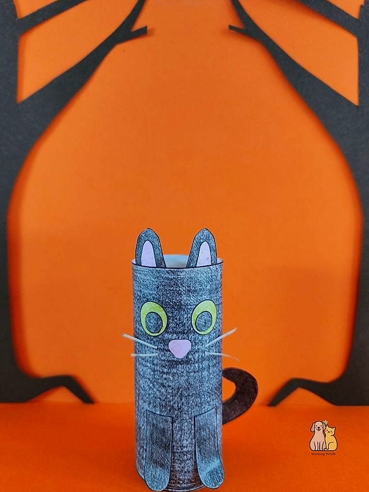 A Halloween-Themed Haunted Cardboard House