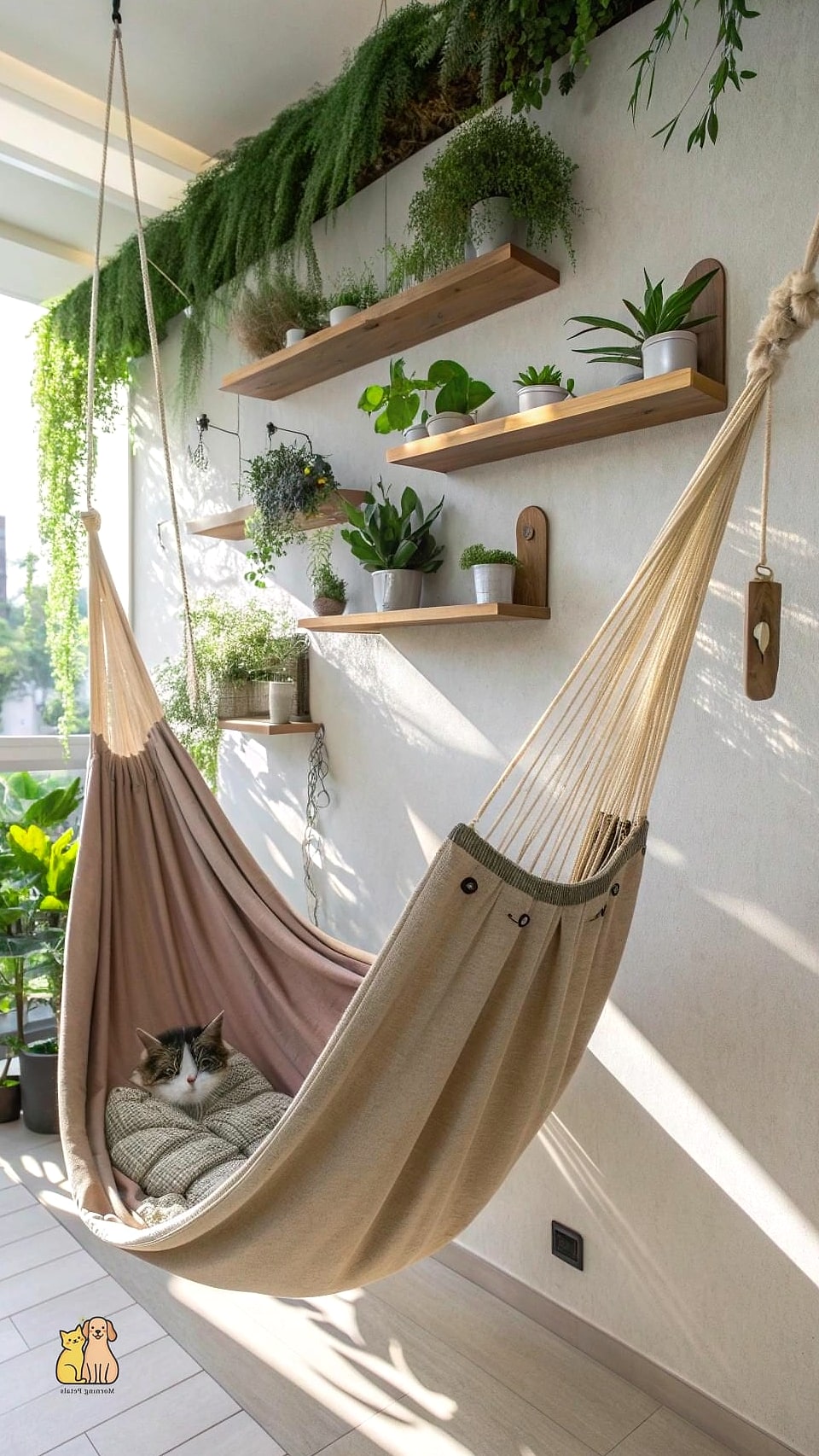The Hammock Floating Shelf