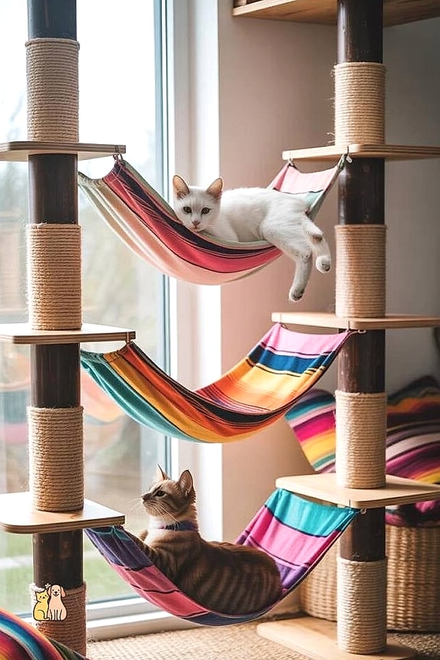 The Hammock-Style Suspended Tree