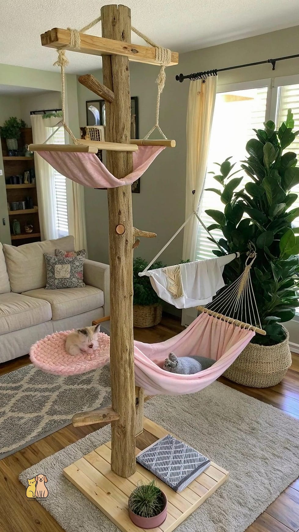 The Hammock-Style Cat Tree