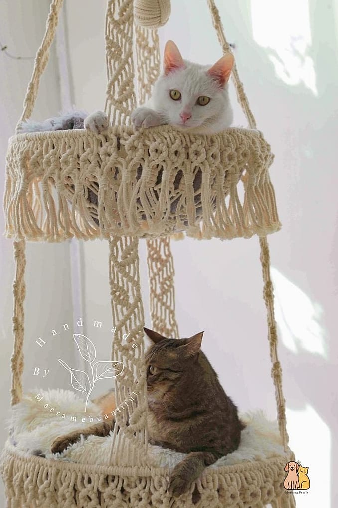 The Hanging Hammock Cat Pod