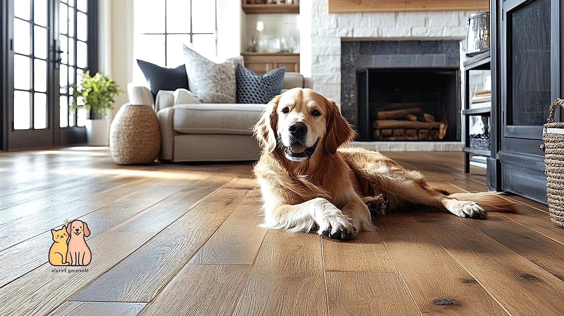 The Hardwood Floor with Area Rug Runners