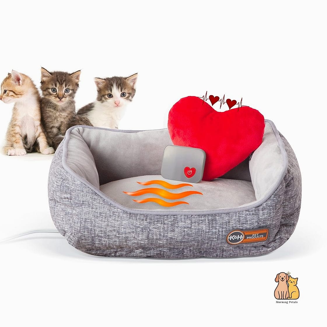 The Heated Ceramic-Style Cat Bed