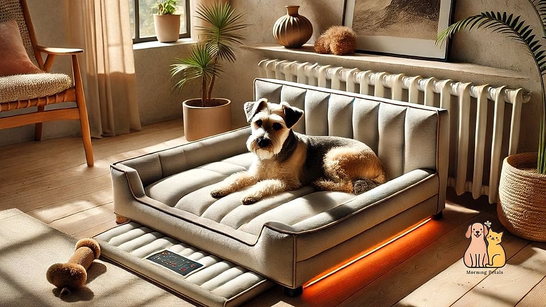 The Heated Orthopedic Dog Lounger