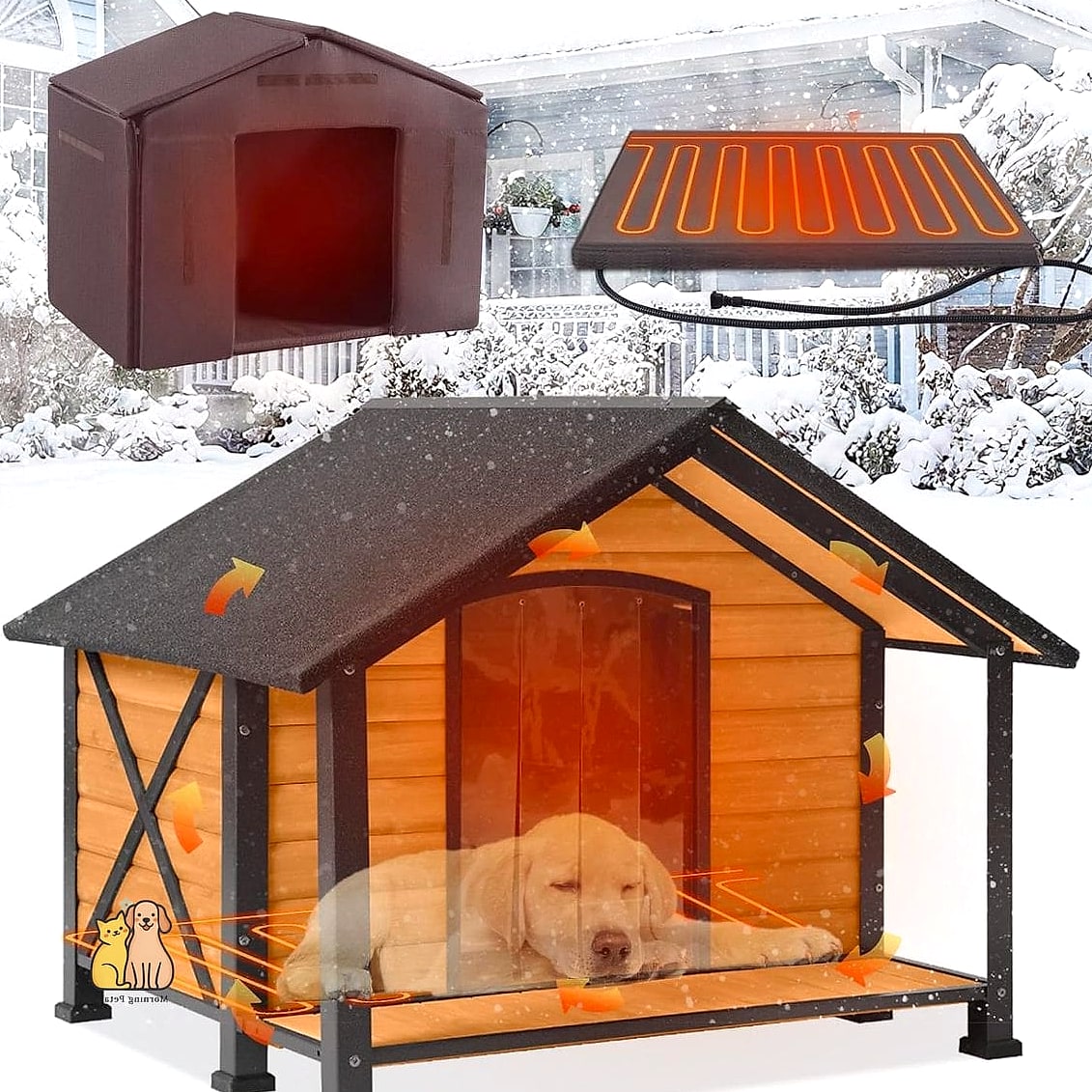 23 Incredible Best Dog Houses That Will Make Your Day 15 The Heated Smart Dog House