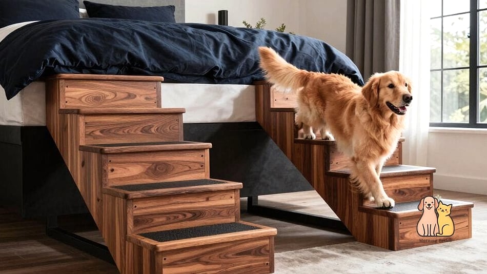 30 Incredible Best Pet Stairs Guaranteed to Make You Smile 9 Heavy-Duty Stairs for Large Breeds