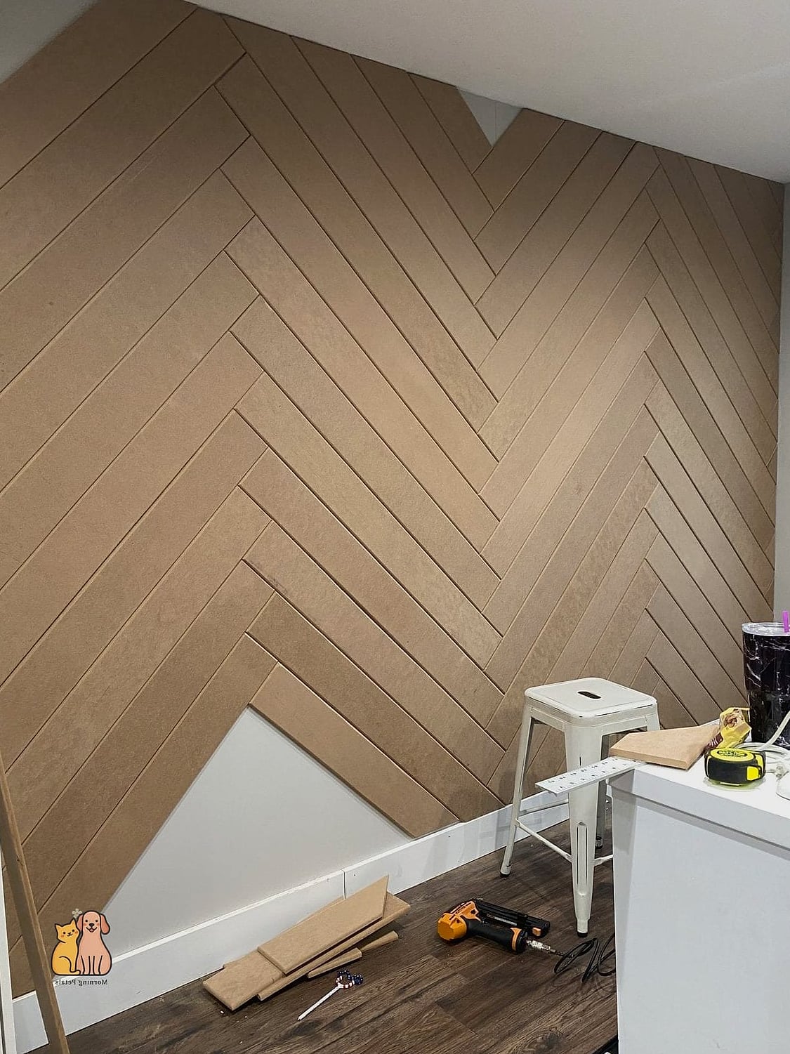 The Herringbone Panel Double Crate
