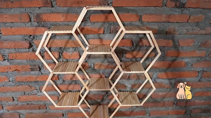 The Hexagonal Honeycomb Cat Wall System