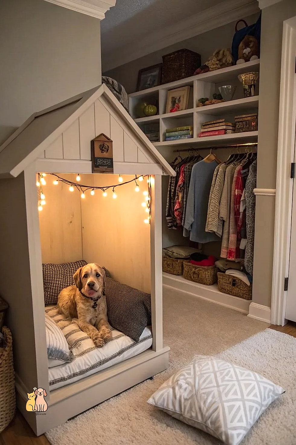 The Hidden Litter-Style Closet Door
