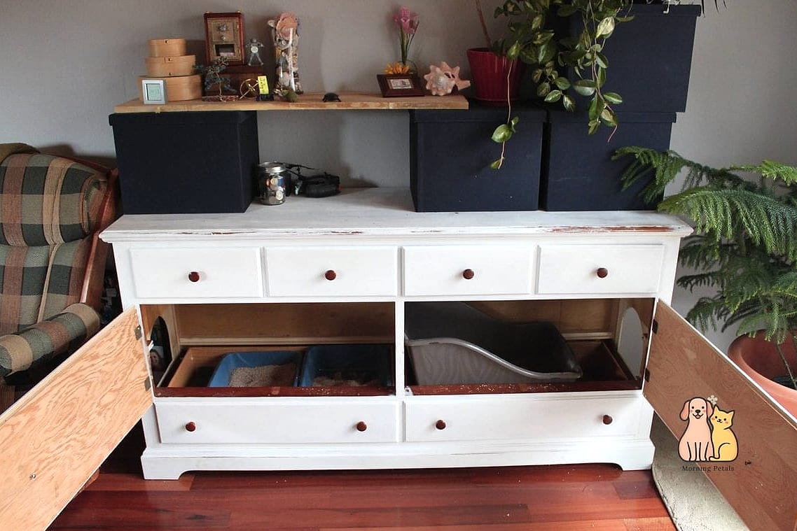 The Hidden Litter Box Combo Dresser