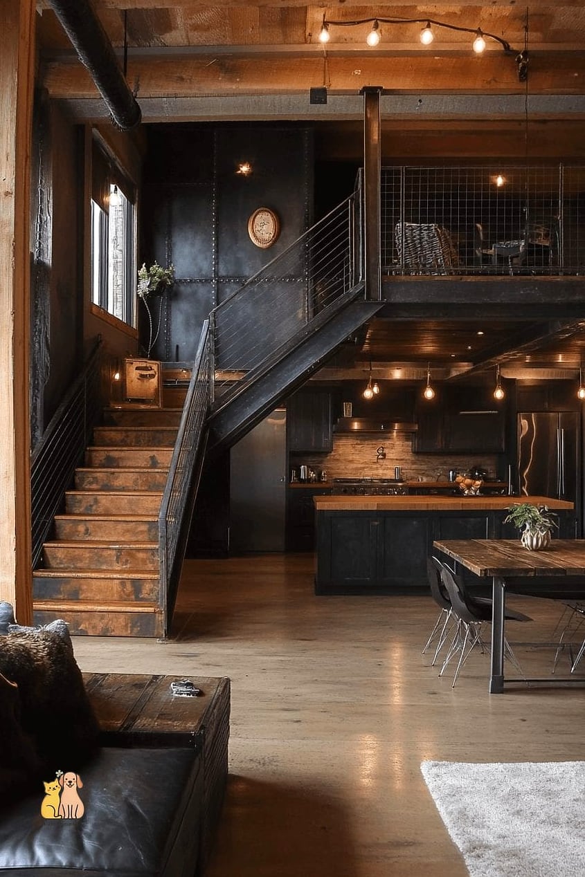 The Industrial Loft Nook