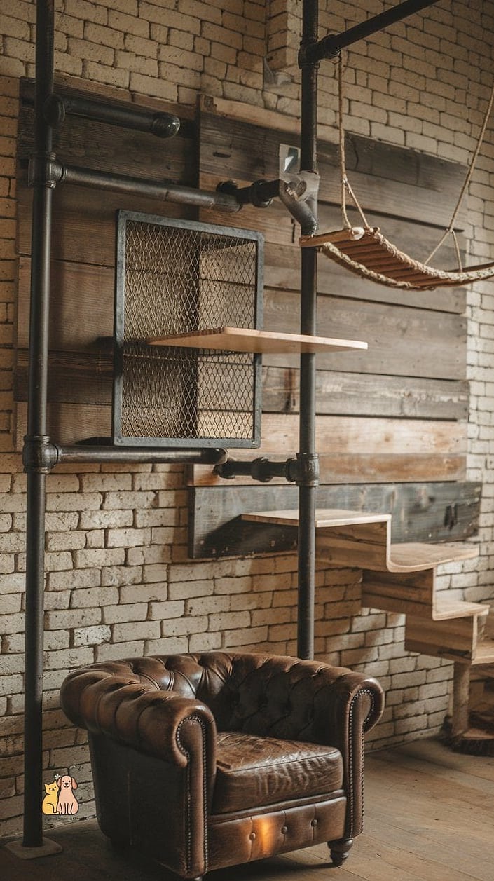 The Industrial Pipe and Wood Shelf System