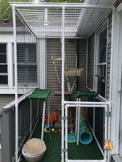 The Industrial Pipe Frame Catio