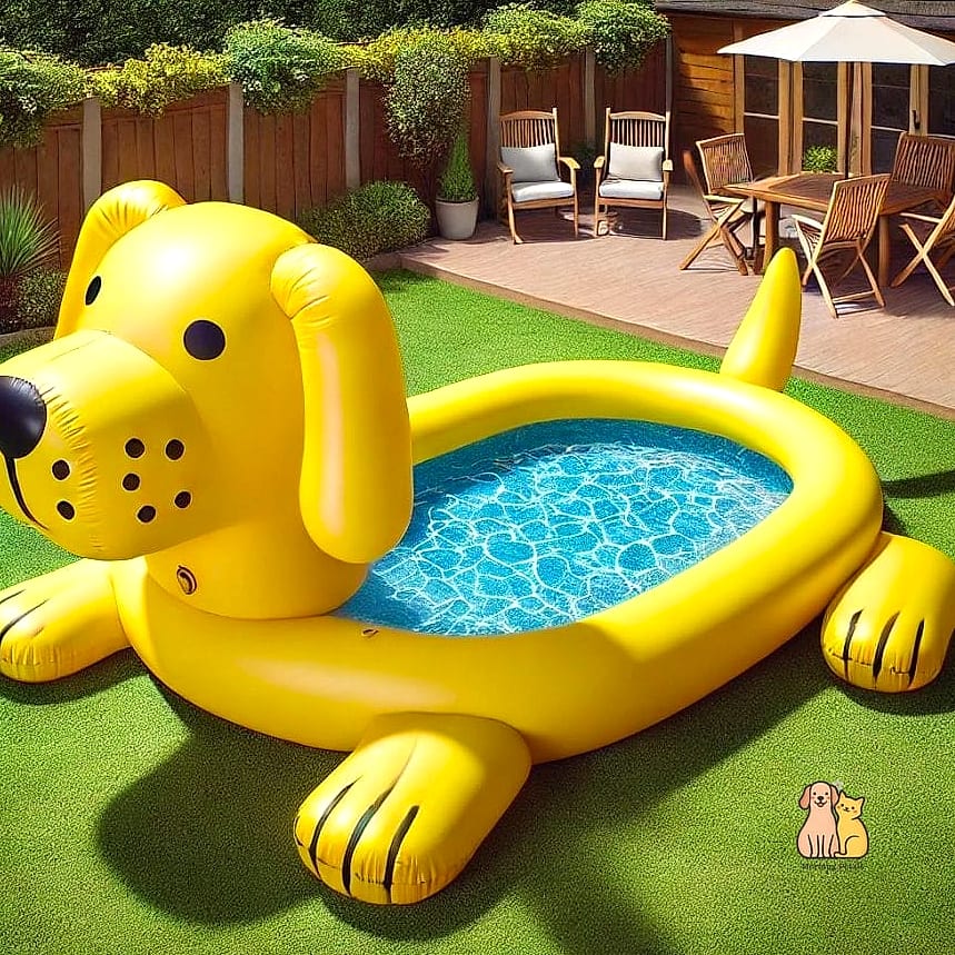 The Inflatable Pool With a Reinforced Bottom