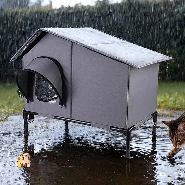 The Insulated Outdoor Cat Cave