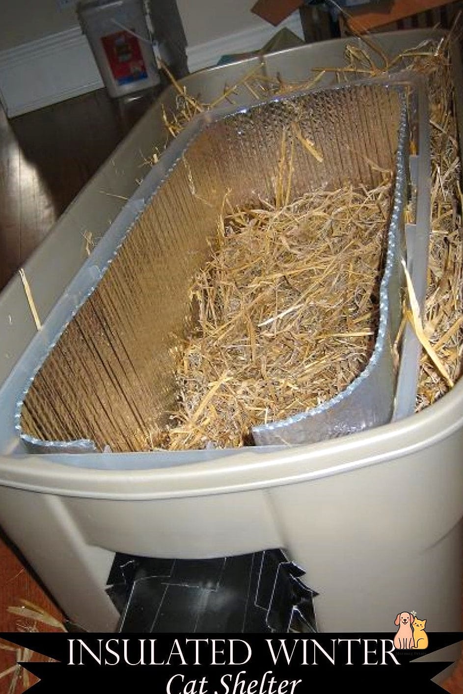 The Insulated Winter Cat Shelter