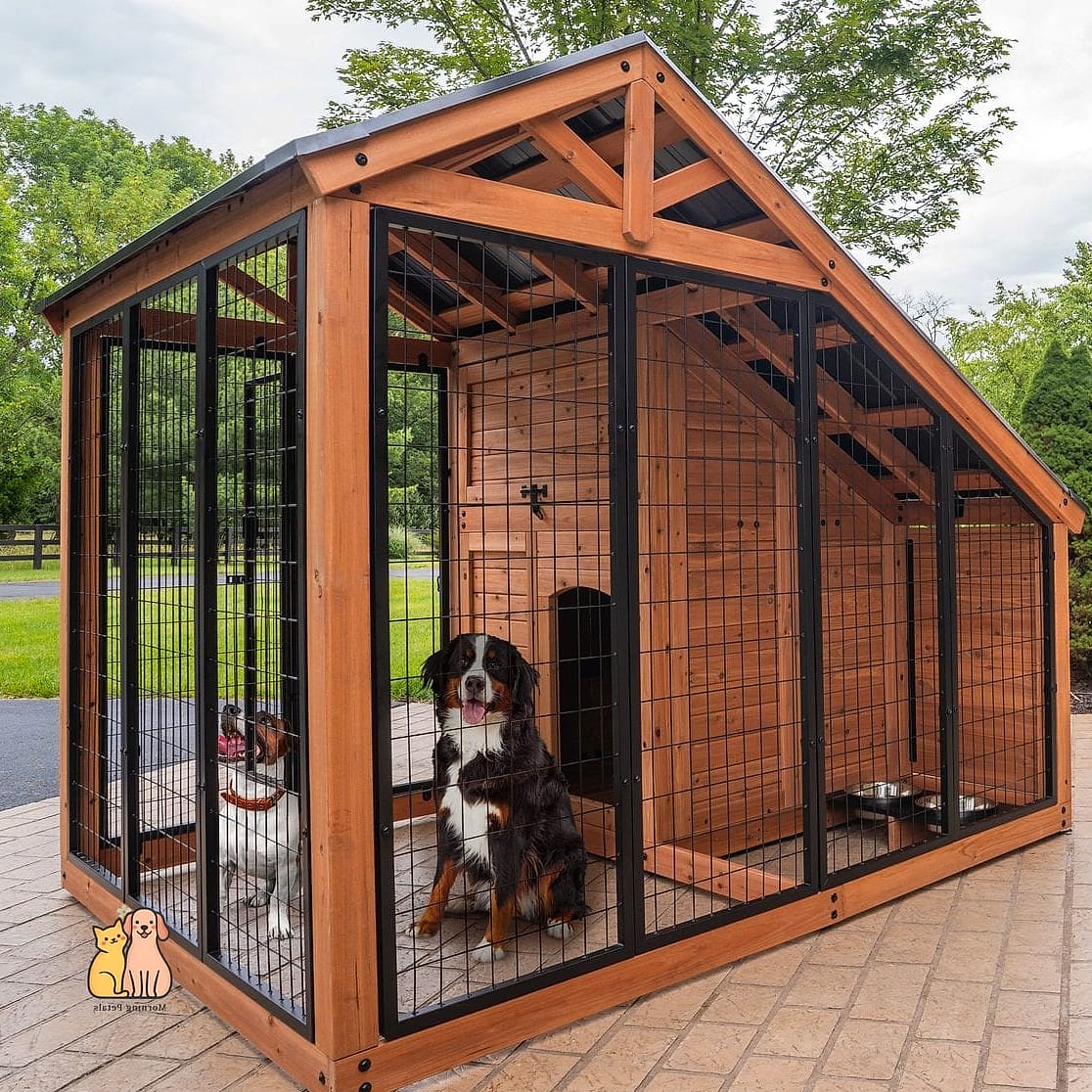 The Kennel With a Built-In Splash Pool