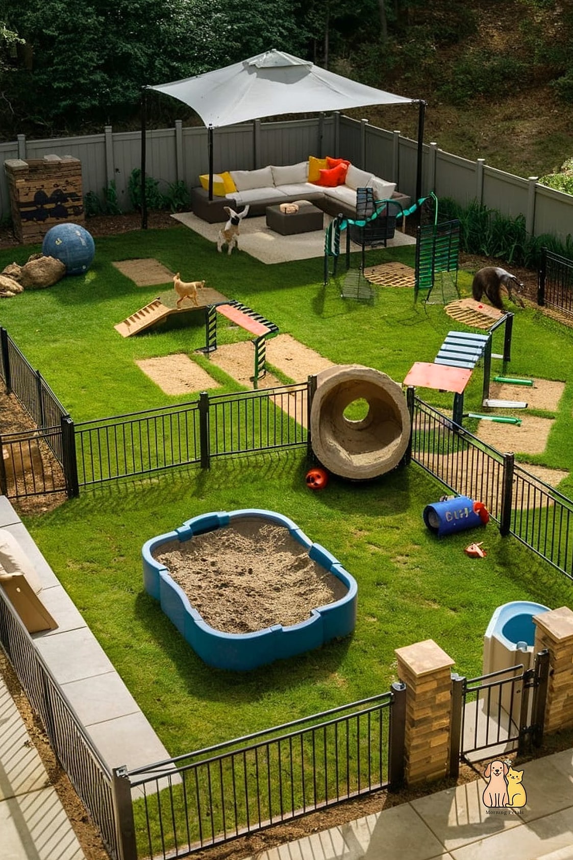 The Kid-Friendly Shared Play Yard