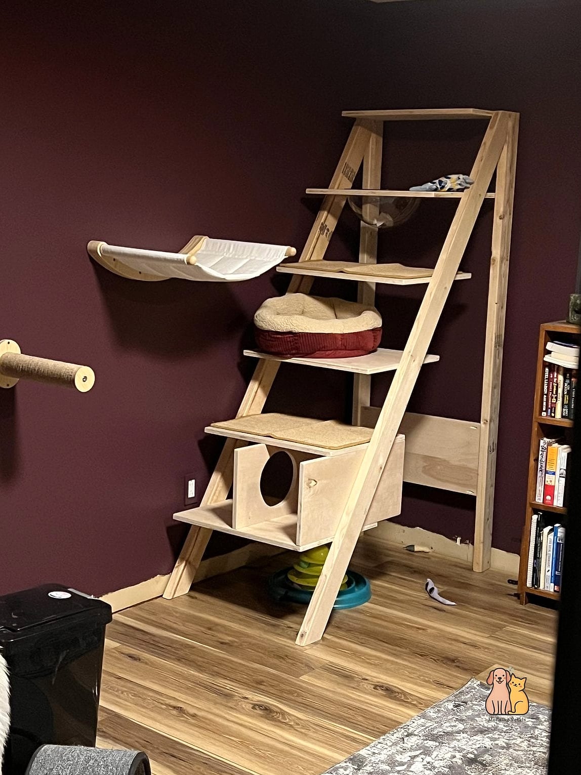 The Ladder Shelf Climbing Wall