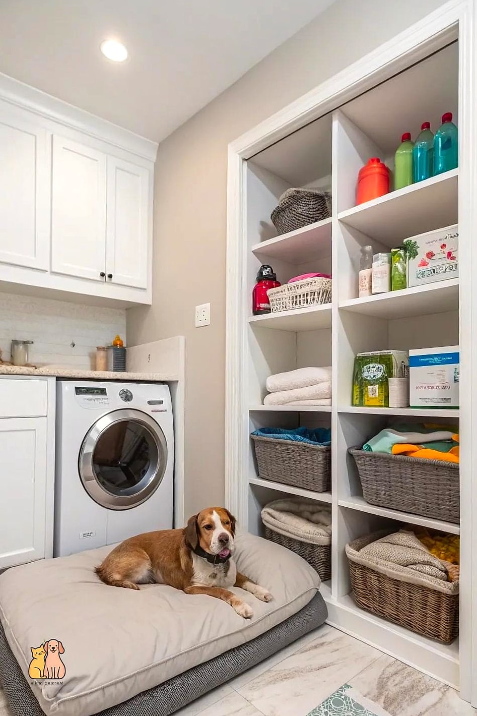 The Laundry Room Litter Box Nook