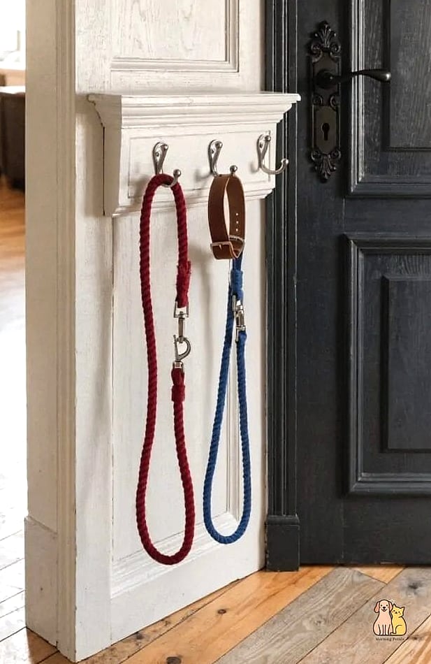 The Leather Strap Hanging Station