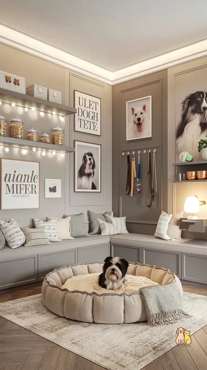 The Living Room Furniture Dog Bed