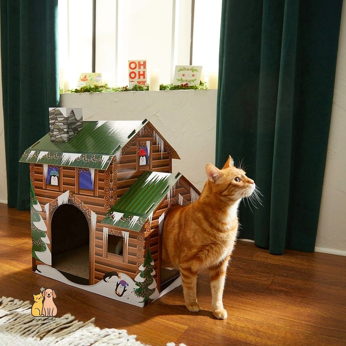 The Log Cabin Scratcher