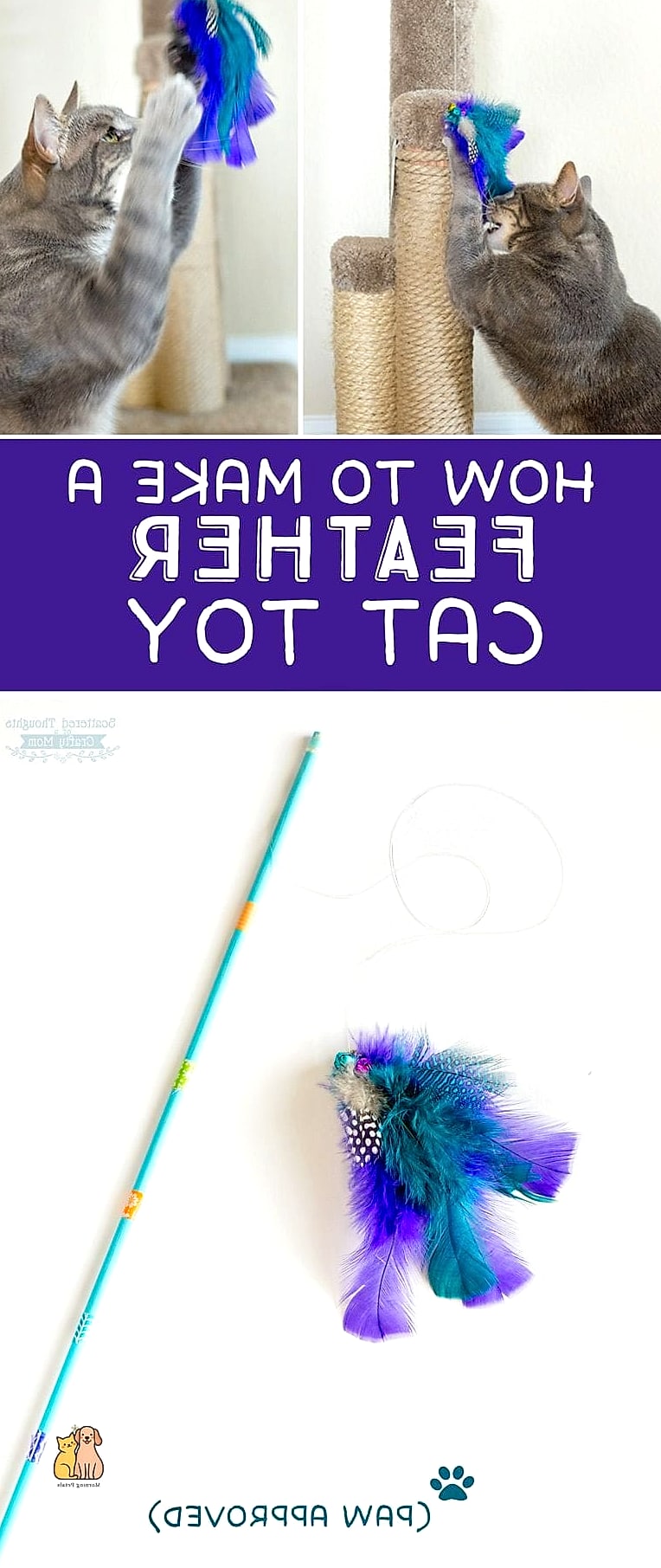 Long Feather-Free Kicker Stick