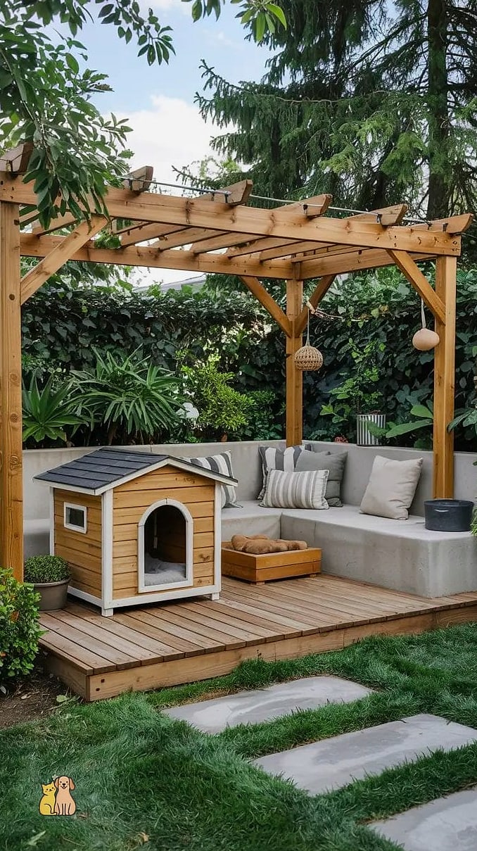 The Luxury Backyard Dog Spa Station