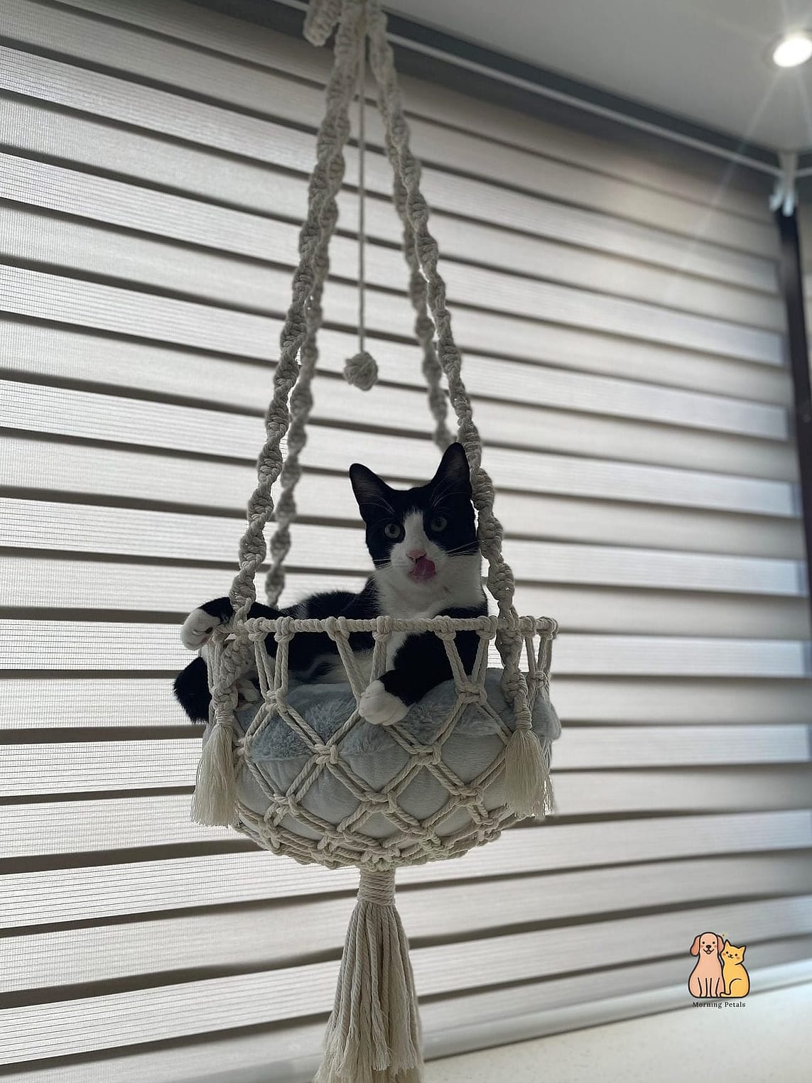 Macrame Hanging Cat Bed