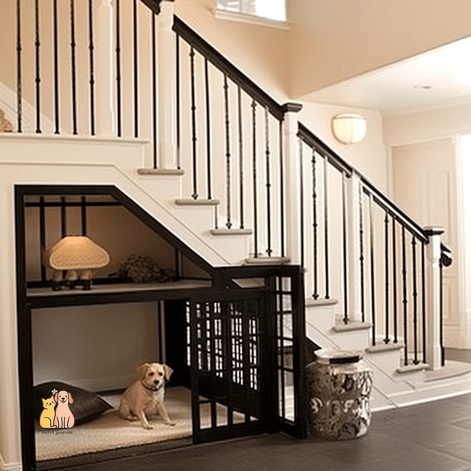 The Marble-Look Laminate Stairs