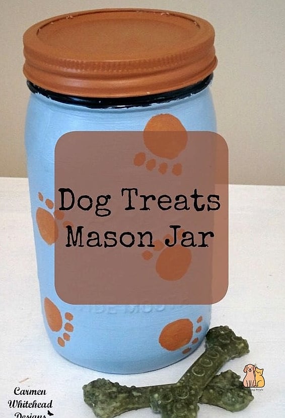 The Mason Jar Treat and Toy Station