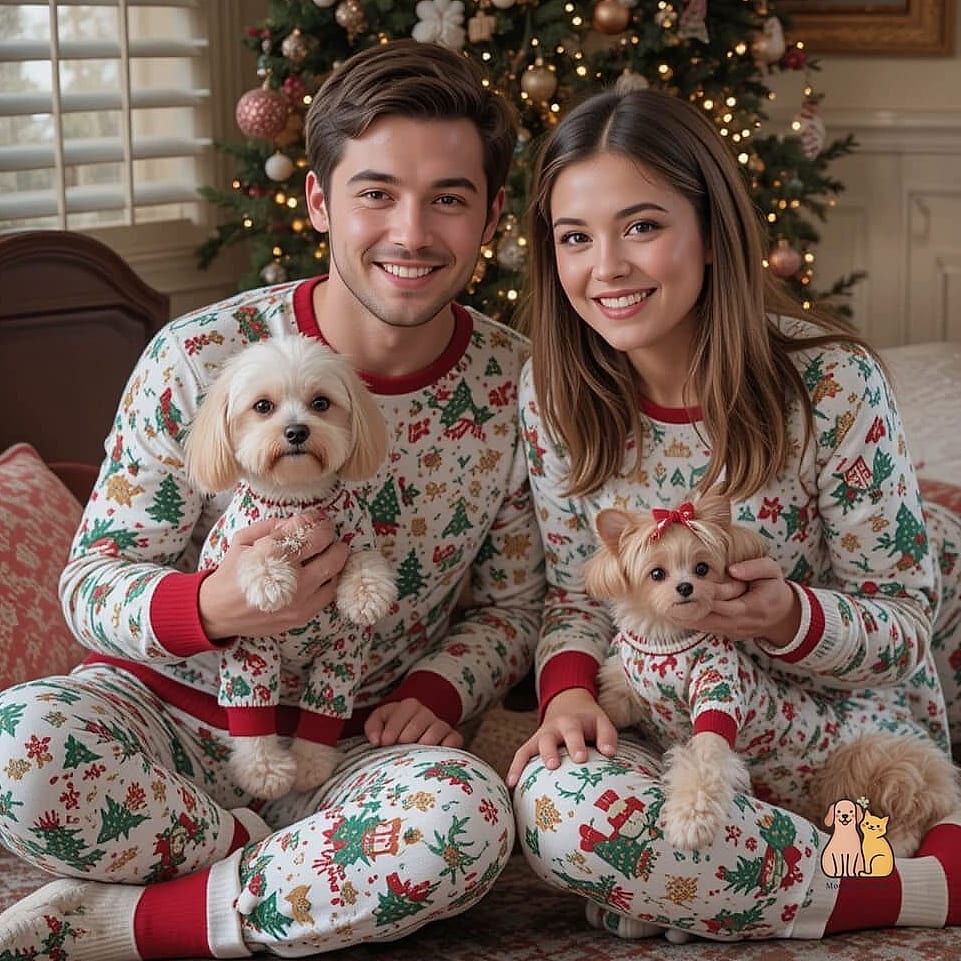 18 Adorable Pet Pajamas Guaranteed to Make You Smile 9 Matching Owner and Pet Pajama Sets