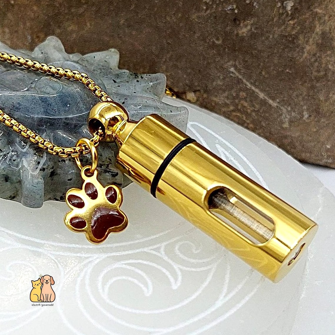 23 Perfect Dog Memorial Ideas Your Pet Will Love 6 Memorial Jewelry With Ashes or Fur