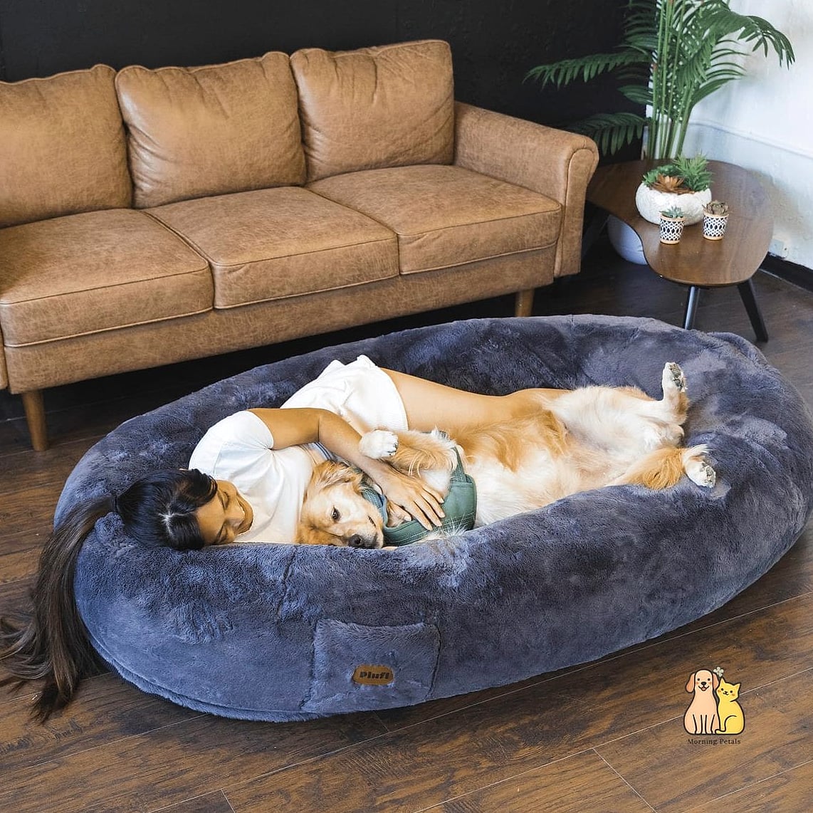 25 Amazing Dog Beds For Humans That Prove Pets Are the Best 4 3. The Memory Foam Human-Dog Lounger