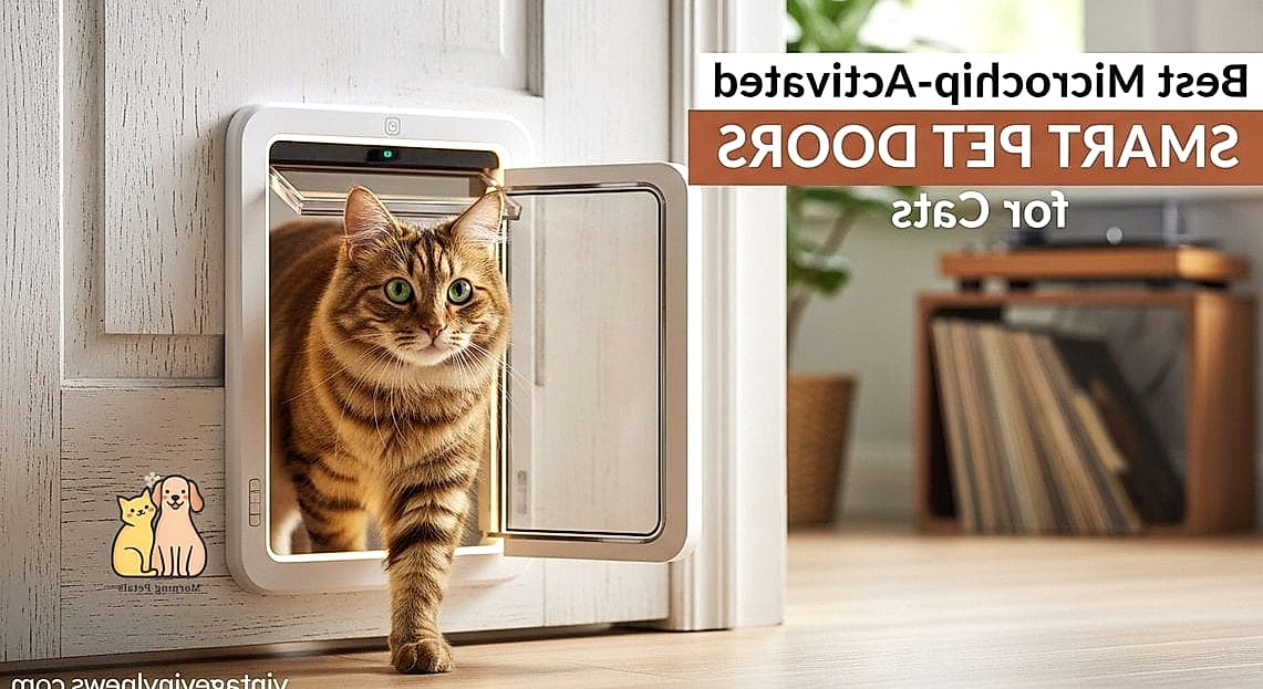 Microchip-Activated Cat Door