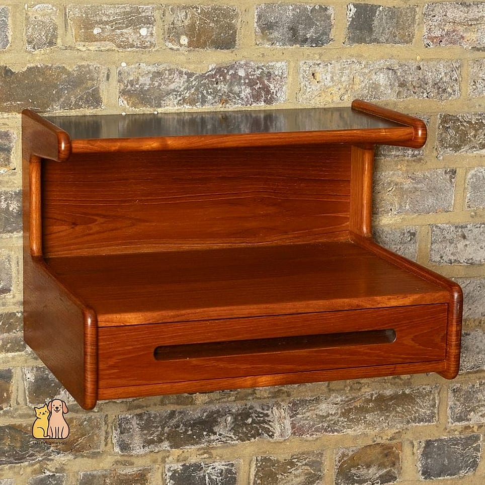 The Mid-Century Walnut Shelf