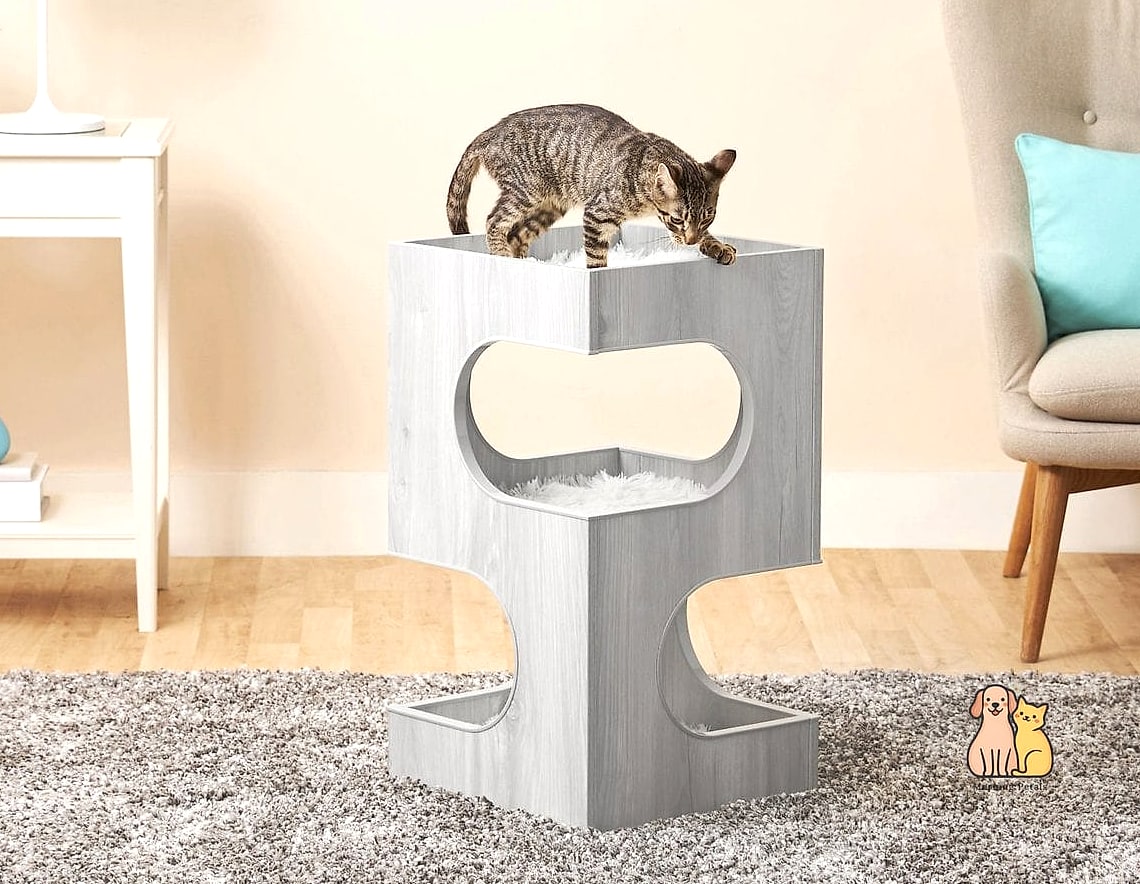 The Mid-Century Modern Cat House