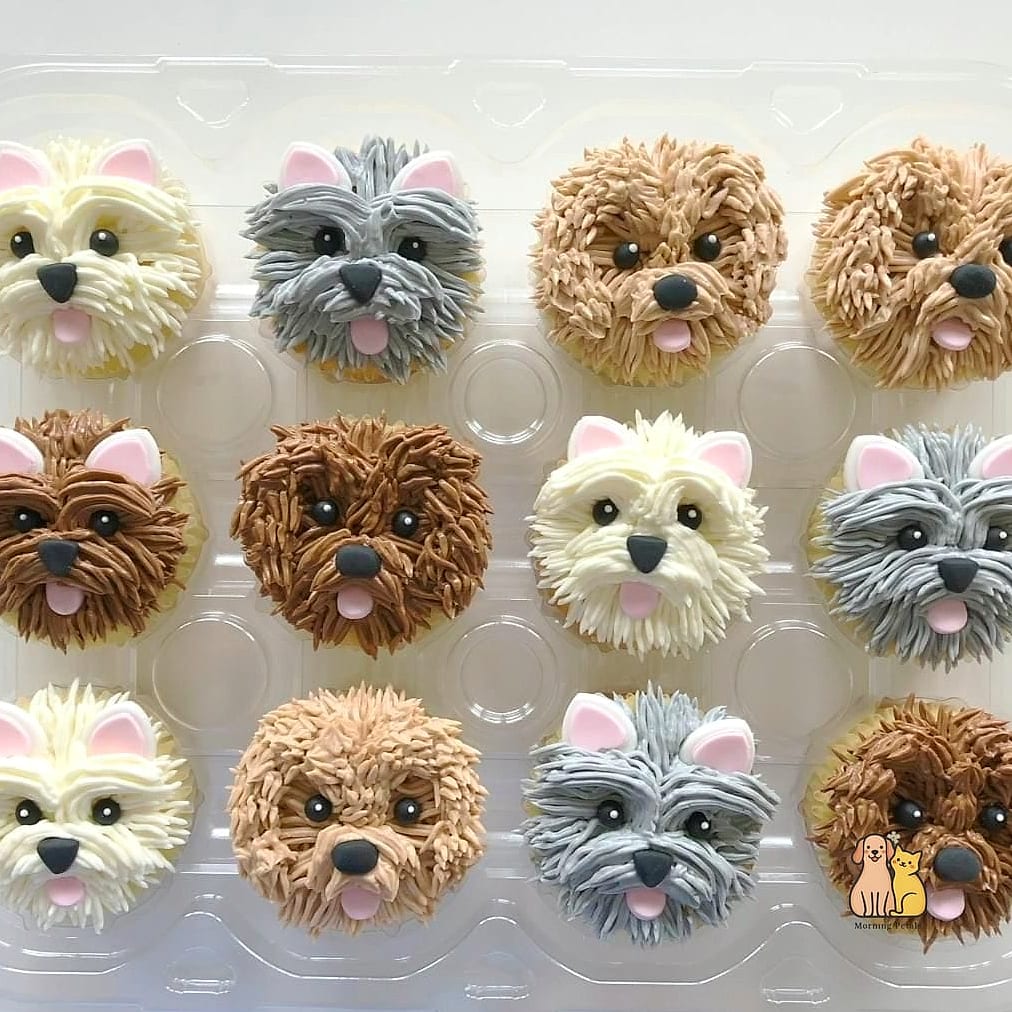 Mini Dog Cupcakes for Small Breeds