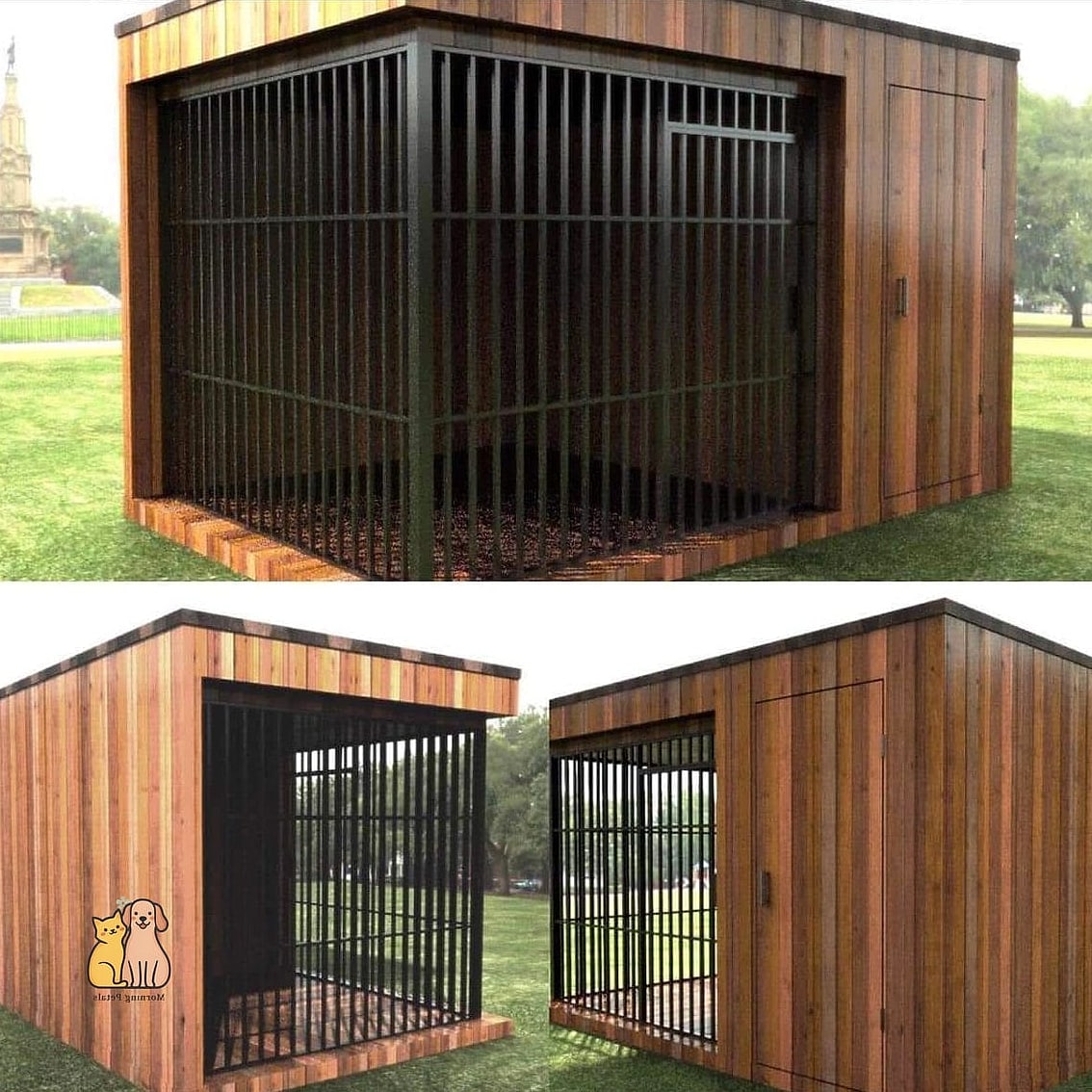 The Minimalist Black Wire Enclosure