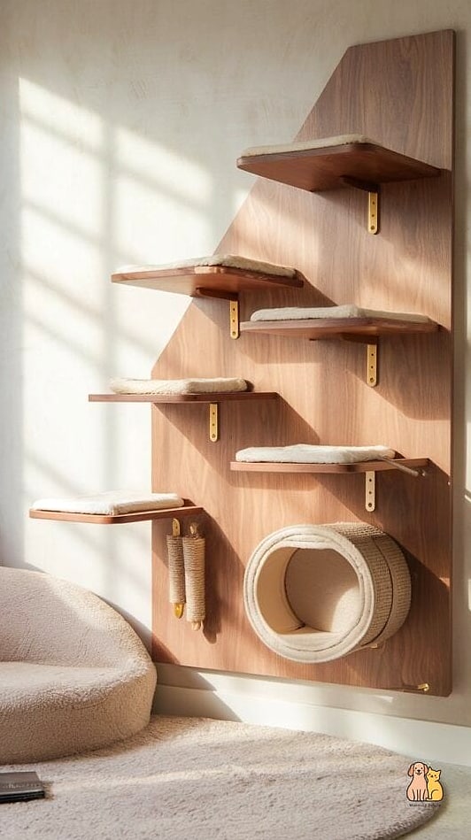 The Minimalist Floating Shelf Staircase